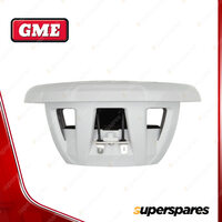 2x GME 110 Watt IP54 Marine Flush Mount Speakers with Grilles - White