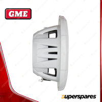 2x GME 140 Watt IP54 Marine Flush Mount Speakers with Grilles - White