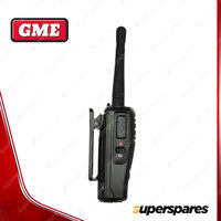 1 Set GME 5/1 Watt Switchable IP67 UHF CB Handheld Radio Kit - Black TX-SS6160