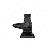 GME Single Swivel Rectangular Antenna Base ABL013B to Suit AW36xx Whips - Black