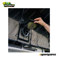 Ironman 4x4 Cross 1200 Specs Rooftop Tent Grey and Black Fabrics IRTT0067