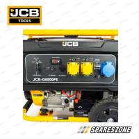 JCB Tools 7.9Kw Petrol Generator With Wheel Kit Aus - Heavy-Duty Construction