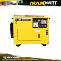 Maxwatt 6kVA 5000W Air Cooled Diesel Generator Electric Start Portable