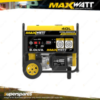 Maxwatt 9kVA 7500W Petrol Generator Electric Start with 2 Wire Auto Start