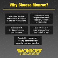 Rear Standard Monroe Shock Absorbers + King Spring for Holden Commodore VF Sedan