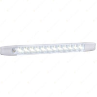 2 x Narva 12 Volt Dual Colour LED Strip Interior Lamp Strip Light White/Red
