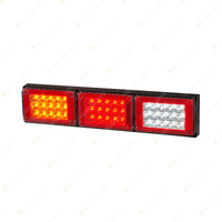 Narva 9-33V HD LED Reverse Twin Stop/Tail Lamp w/ Black Housing & Connector