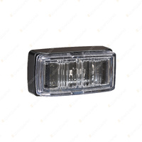 Narva 9-33V LED Rear End Outline Marker Red w/ Black Base Clear Lens & Connector