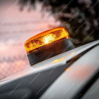 Narva 9-33V Low Profile Eurotech II LED Strobe/Rotator Amber Magnetic Base