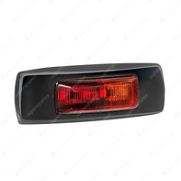 Narva 9-33 Volt Surface Mount LED Side Marker Lamp Red/Amber With Black Cover
