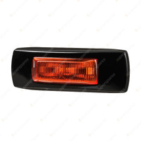 Narva 9-33V LED Side Directional Indicator Amber Black Cover 0.5m Cable