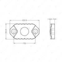 4 x Oricom LED Rock Lights RGB - IP69K Highest Water & Dust Rating RKLBT4RGB