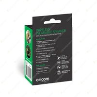 Oricom Wireless Wearable Speaker - 600mAh Rechargeable Battery WBS01