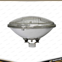 2 x Motolite 12V 55W 2 Pin Sealed Beams - 5-3/4" 146mm Diameter Round Small Beam