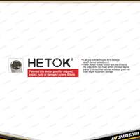 11 Pcs of PK Tool Hetok Hex Bits Socket Set - Patented Bits Design S2 Steel