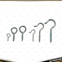 151 Pcs of PK Tool Eye Bolts & Hooks - In Re-Sealable Plastic Case