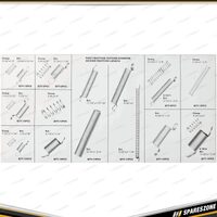 200 Pc of PK Tool Springs Assortment - Multiple Size in Re-Sealable Plastic Case