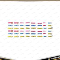126 Pcs of PK Tool Wire Terminals Assortment - Heat Shrink Insulator