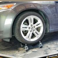 2Pc PK Tool Wheel Dolly Set - Heavy Duty Formed Steel Plate 680KG Capacity Each