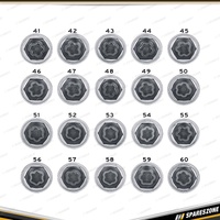 21 Pcs of PK Tool Pattern Style Anti-Theft Locking Wheel Nut Socket Set for BMW