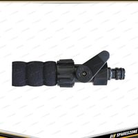 PK Wash Brush - Flow Through Brush Head Wider Bristle Pad & Extendable Handle