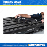 2 x Rhino Rack 700mm Pioneer Wrap Pads 43150 - with Pair 3.5m Tie Down Straps