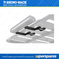 Rhino Rack Pioneer LED Light Bracket Kit 43156 - Suits Pioneer Trays & Platforms