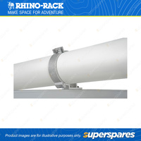 Rhino Rack Conduit Clamp Set BC2 - 2 Clamps Suits 100mm Carriers Heavy Duty Bars