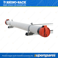 2 Rhino Rack Orange Conduit Carrier Locking End Caps LSE101 Suit 100mm PVC Pipes