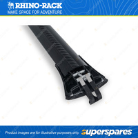 Rhino Rack Black 845mm Vortex StealthBar RSB03B - Includes VGS Strip & End Caps