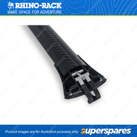 Rhino Rack Black 905mm Vortex StealthBar RSB04B - Includes VGS Strip & End Caps