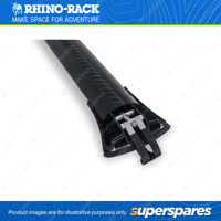 Rhino Rack Black 965mm Vortex StealthBar RSB05B - Includes VGS Strip & End Caps