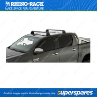 Rhino Rack Vortex ROC25 Flush Black 2 Bar Roof Rack RV0657B - VGS Bar Strip