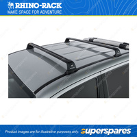 Rhino Rack Vortex RVP Black 2 Bar Roof Rack RVP24 - Factory Mounting Point