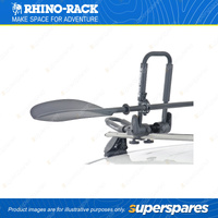 Rhino Rack Folding J Style Kayak Carrier S512 - Supplied With 4 Tie Down Straps