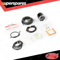 SAAS Electronic Boost Gauge Diesel 0-30 psi 52mm Black Muscle Series 3
