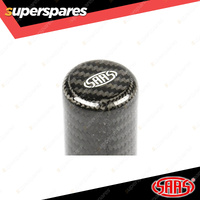 SAAS Carbon Fibre Car Gear Stick Shift Knob - 90mm with 3 Threaded Inserts