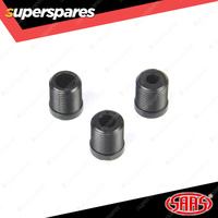 SAAS Carbon Fibre Car Gear Stick Shift Knob - Ball with 3 Threaded Inserts