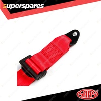 SAAS 4 Point Harness Red 2 Inch Heavy Duty Webbing EC-R16 Approved