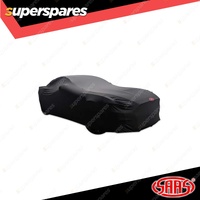 SAAS Car Cover Indoor Classic Ultra 4 Way 4.40m-4.7m Black Finish