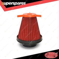 SAAS Carbon Gloss Cold Air Box Filter Kit 76mm Inlet/Outlet with Brackets