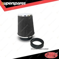 SAAS Pod Filter Black Small 60-76mm Multifit Neck Collar with Hose Clamps