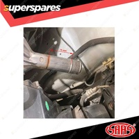 SAAS Silicone Intercooler Black Pipe Hot for Holden Colorado RG 2.8L 132kW 12-13