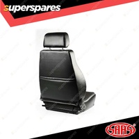SAAS Seat Trax Premium Seat Black Cloth / PU Trim ADR Compliant Dual Recliner