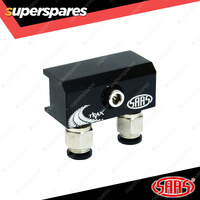 SAAS Diff Breather Kit 2 Port incl Nylon Bushes for Mitsubishi Triton MQ MR