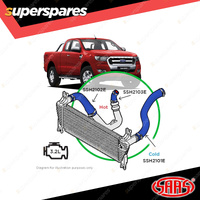 SAAS Silicone Intercooler Blue Rear Hot Pipe for Mazda BT50 B22 B32 3.2L 11-20