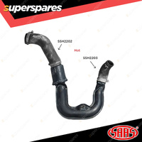 SAAS Silicone Intercooler Black 3 Pipe Kit for Mazda BT50 B22 2.2L 2011-2020