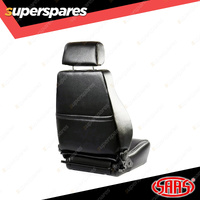 SAAS Premium Automotive Seat 4x4 Black PU Dual Recliner ADR Compliant