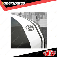 SAAS Car Cover Indoor Breathable Classic Utility Large 5.3m Red With White Stri