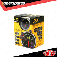 SAAS Mechanical Boost Gauge Diesel Silver Bezel Surround 0-30psi 52mm SRD Series